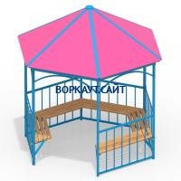 Беседка с лавками МАФ 4120 в Архангельске