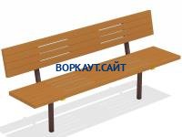 Диван уличный МАФ 1608 в Архангельске