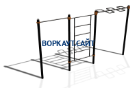 Спортивный комплекс воркаут ВС-129 в Архангельске