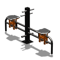 Уличный тренажер  "Каталка двойная"   УТ215 в Архангельске