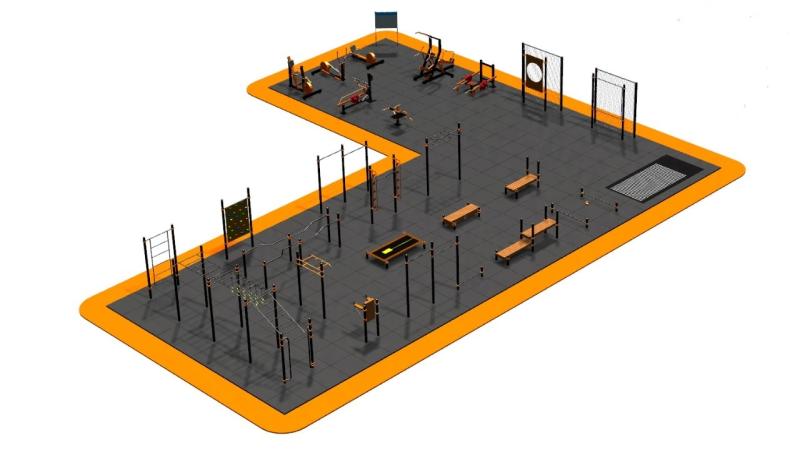 Дизайн проект спортплощадки Угловая в Архангельске