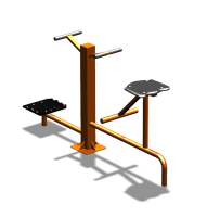 Уличный тренажер "Твистер стоя Твистер сидя" УТ323 в Архангельске