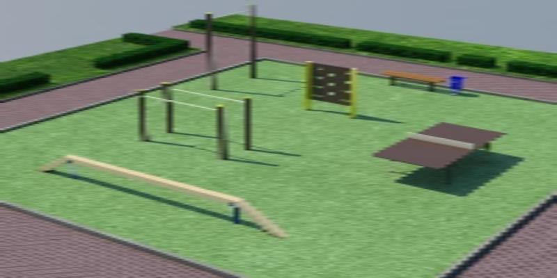 Проект спортплощадки мини спорт  в Архангельске