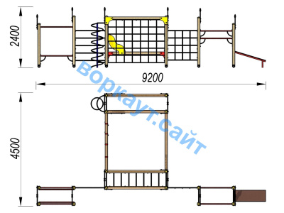 Детский спортивный комплекс ДСК 3102 в Архангельске