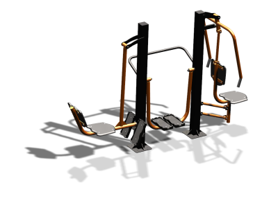 Уличный тренажер "Жим ногами Шагомер Жим от груди" УТ333 в Архангельске