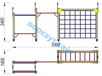 Детский спортивный комплекс Атлет ДСК 3106 в Архангельске