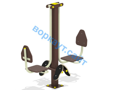 Уличный тренажер "Жим ногами горизонтальный " УТ 003 в Архангельске