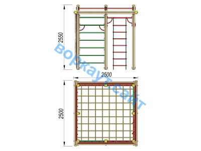 Детский спортивный комплекс ДСК 3110 в Архангельске