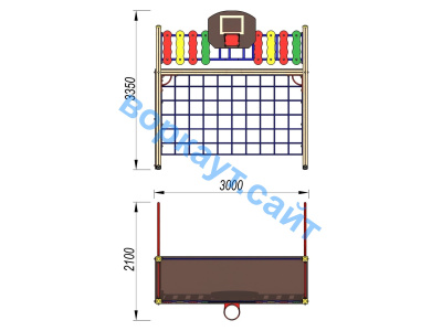 Детский спортивный комплекс ДСК 3101 в Архангельске