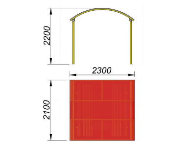 Навес судейский МАФ 4004 в Архангельске