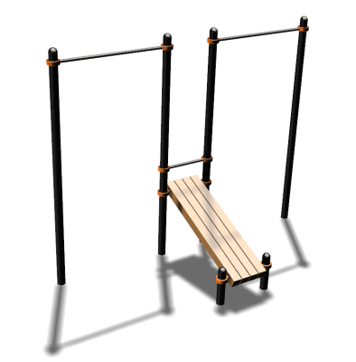 Воркаут турники со скамьей для пресса ВС-27 в Архангельске