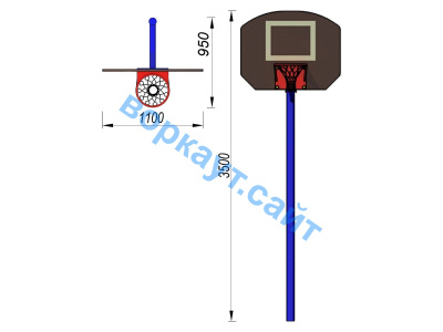 Баскетбольный щит СИО 3510 в Архангельске