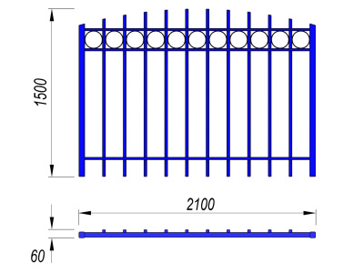 Ограждение спортивной площадки МАФ 5005 в Архангельске