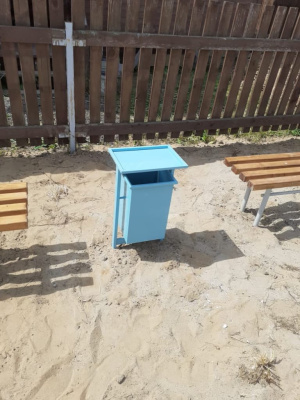 Урна с крышкой МАФ 1631 в Архангельске Урна с крышкой МАФ 1631 в Архангельске