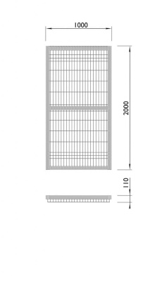 Калитка спортивной площадки МАФ 5105 в Архангельске