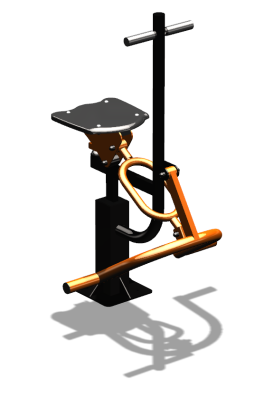 Уличный тренажер "Ковбой" УТ 107 в Архангельске