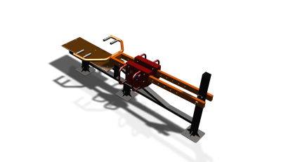 Силовой уличный тренажер  "Жим лежа"  УТ411 в Архангельске