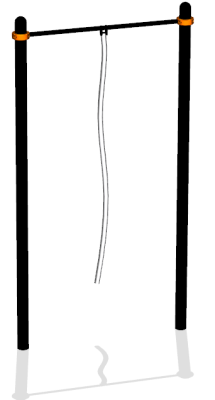 Турник с гимнастическим канатом ВС-34 в Архангельске