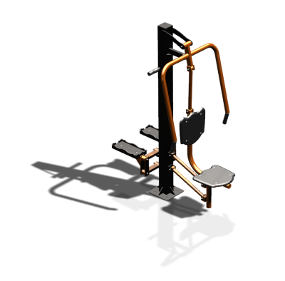 Уличный тренажер "Жим от груди Степпер" УТ342 в Архангельске