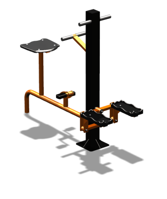 Уличный тренажер "Вело Степпер" УТ319 в Архангельске