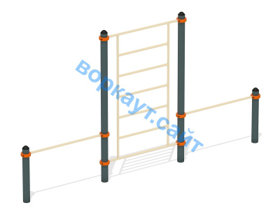 Шведская стенка с перекладинами ВС-13 в Архангельске