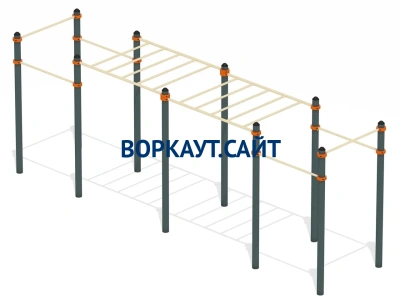 Воркаут рукоход с турниками ВС-23 в Архангельске