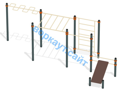 Спортивный комплекс воркаут ВС-45 в Архангельске