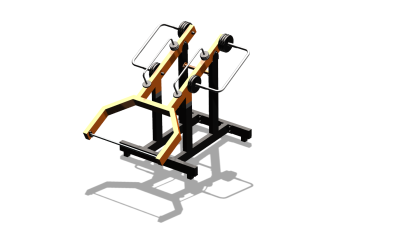 Силовой уличный тренажер  "Мультиштанга"  УТ417 в Архангельске