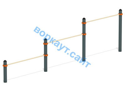 Каскад турников тройной ВС-6 в Архангельске