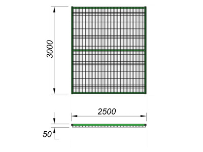 Ограждение спортивной площадки 2500х3000 МАФ 5103 в Архангельске