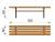 Лавочка без спинки МАФ 1601 в Архангельске Лавочка без спинки МАФ 1601 в Архангельске