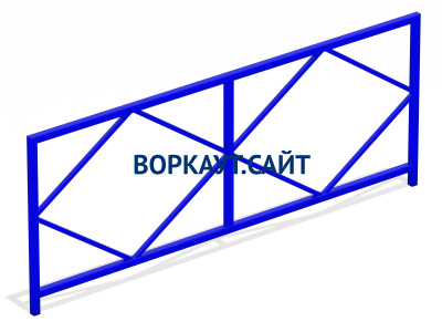 Ограждение площадки МАФ 5001 в Архангельске