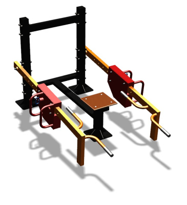 Силовой уличный тренажер  "Приседания/Шраги"  УТ413 в Архангельске