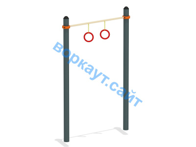 Турник с кольцами ВС-7 в Архангельске Турник с кольцами ВС-7 в Архангельске