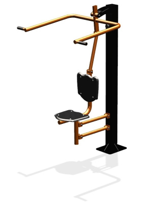 Уличный тренажер "Верхняя тяга одинарный" УТ 114 в Архангельске