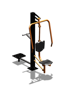 Уличный тренажер "Жим от груди Твистер" УТ328 в Архангельске