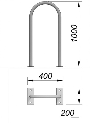 Велопарковка МАФ 6001 в Архангельске