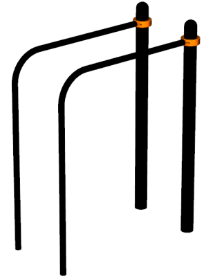 Воркаут брусья приставные ВС-39 в Архангельске