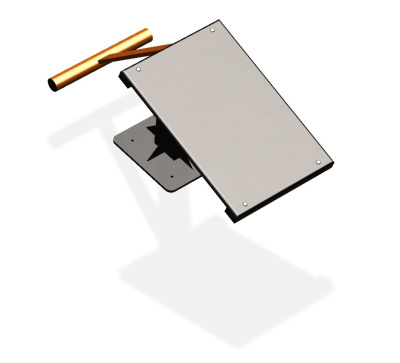 Уличный тренажер "Скамья для пресса" УТ 121 в Архангельске