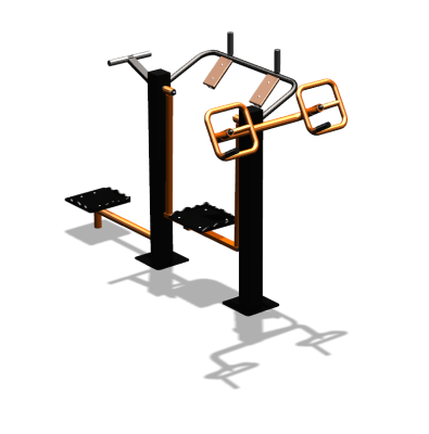 Уличный тренажер "Штурвал Пресс Супертвистер" УТ301 в Архангельске