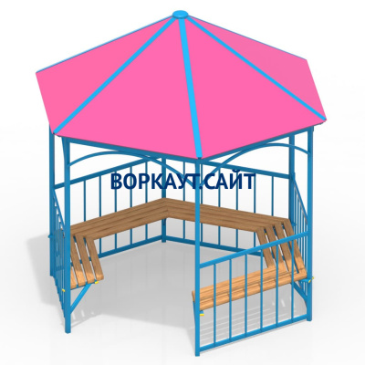 Беседка с лавками МАФ 4120 в Архангельске