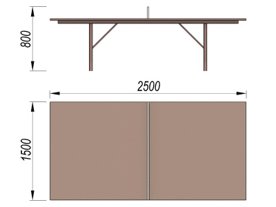 Теннисный стол МАФ 3517 в Архангельске
