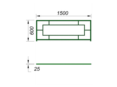 Ограждение площадки МАФ 5000 в Архангельске