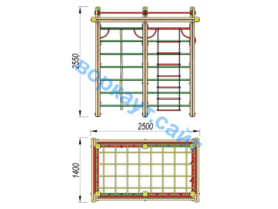 Детский спортивный комплекс ДСК 3108 в Архангельске
