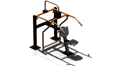 Силовой уличный тренажер  "Жим вверх сидя"  УТ403 в Архангельске